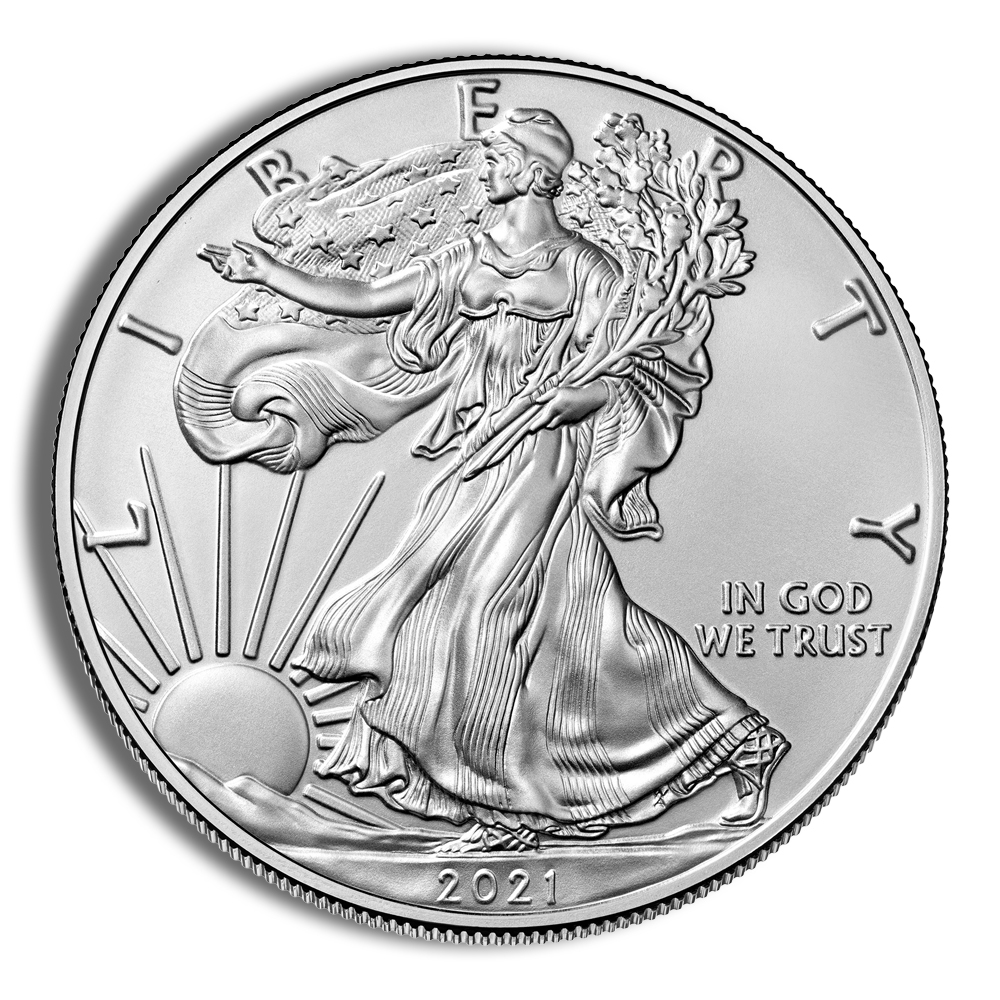 2021 silver american eagle bu (type 1)