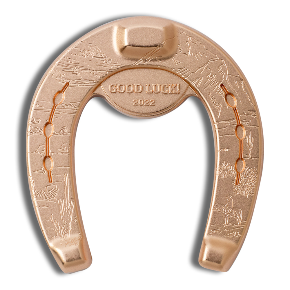 2022 1 oz palau silver rosy horseshoe