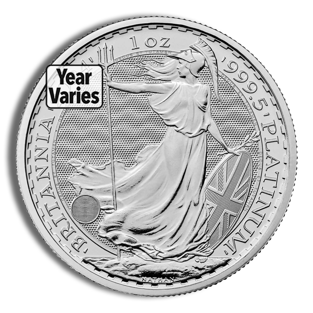 platinum britannia 1 oz (year varies)