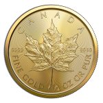 1/2 oz gold maple leaf (year varies sealed)