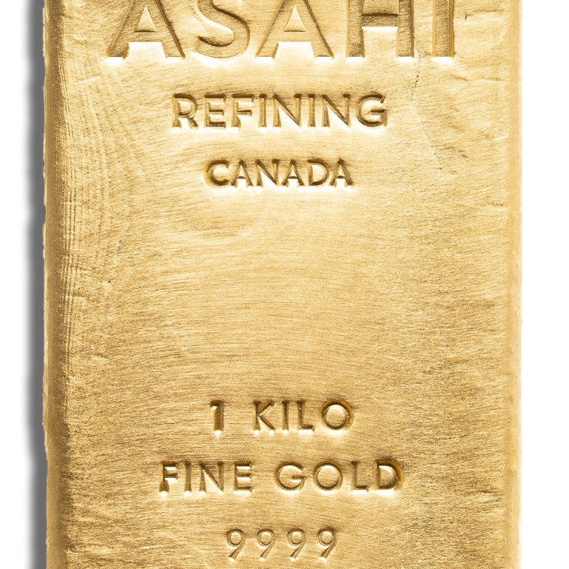 1 kilo gold bar brand varies .9999 (comex brand)