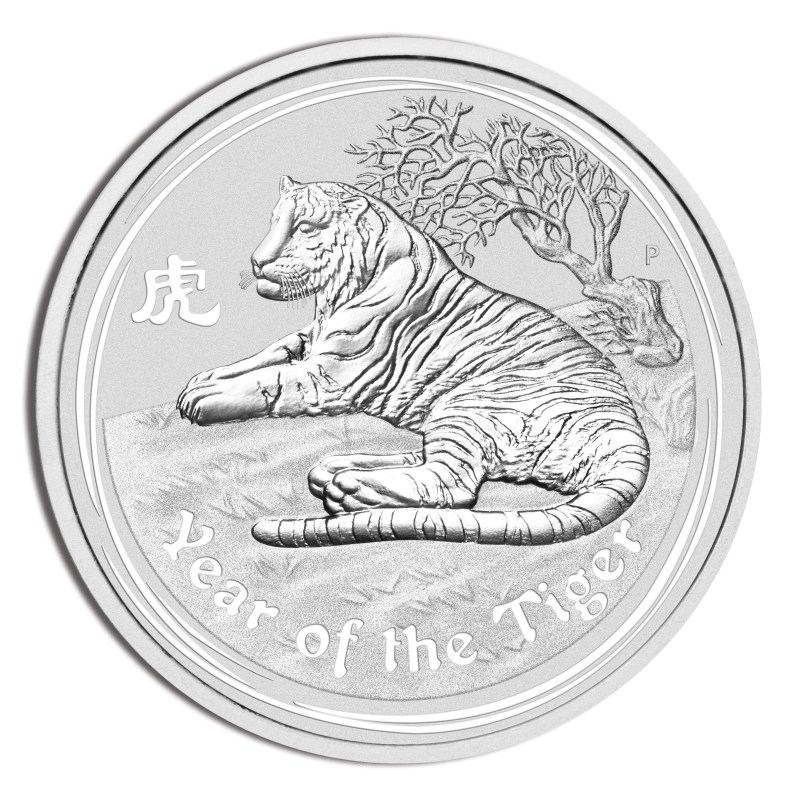 2010 kilo australia silver lunar tiger bu series ii