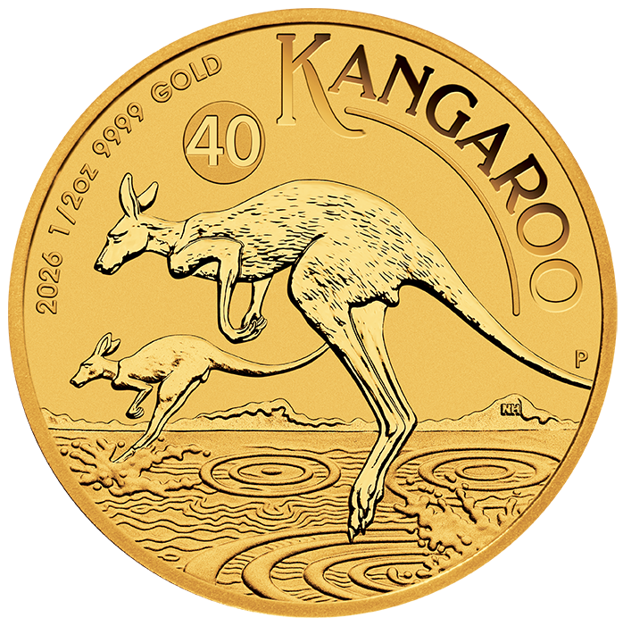 2026 1/2 oz australian kangaroo gold coin