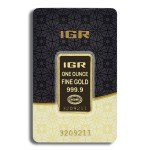 1 oz gold bar igr metals (carded)