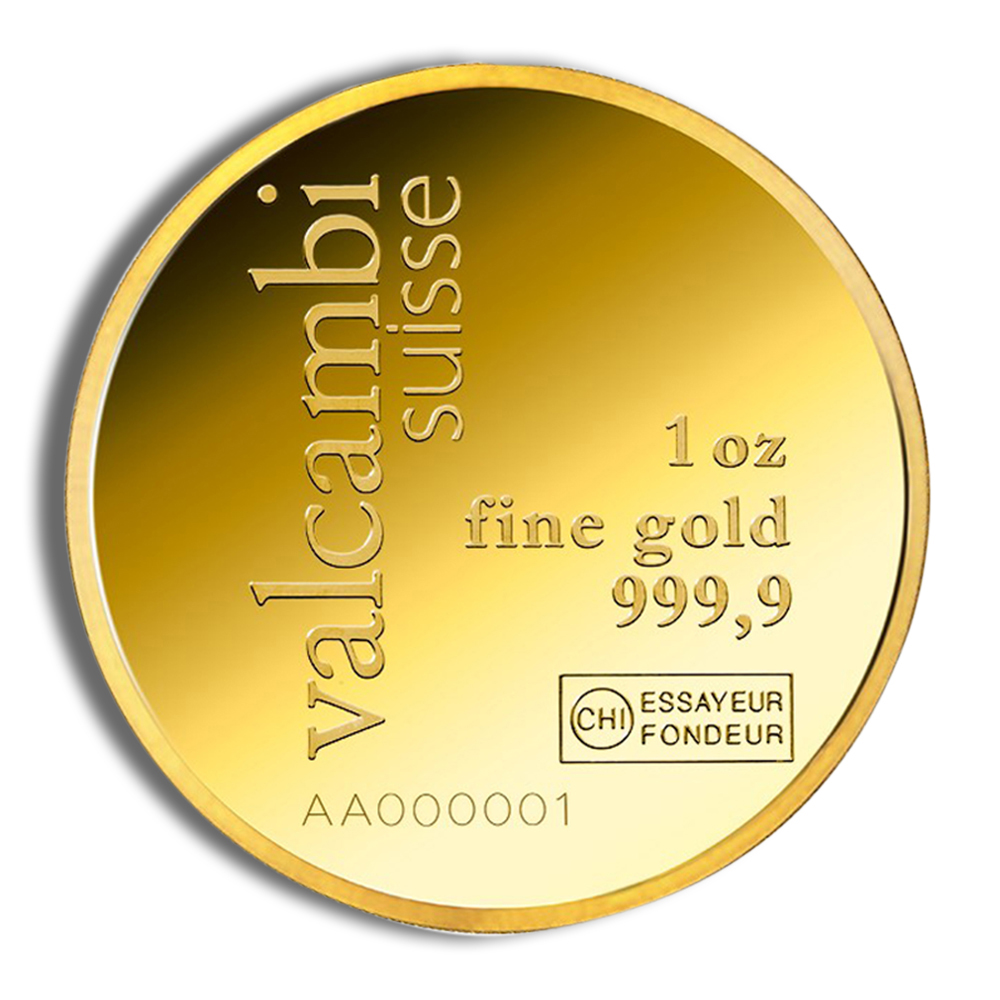 1 oz gold round valcambi