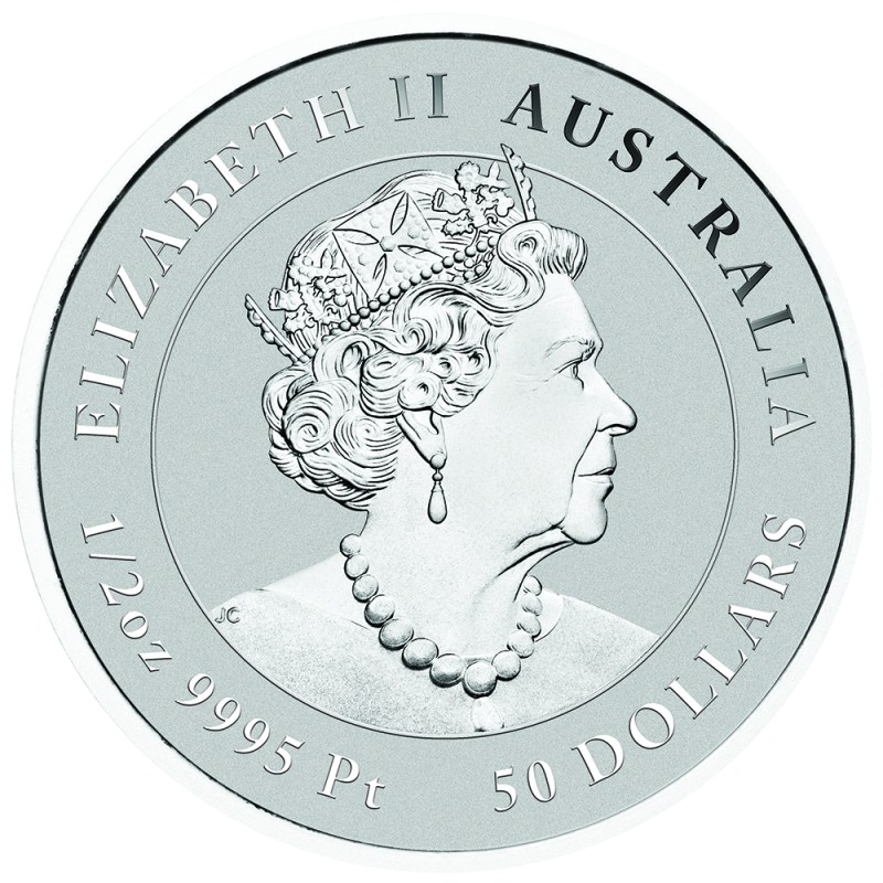 2022 1/2 oz australian white bellied sea eagle platinum coin