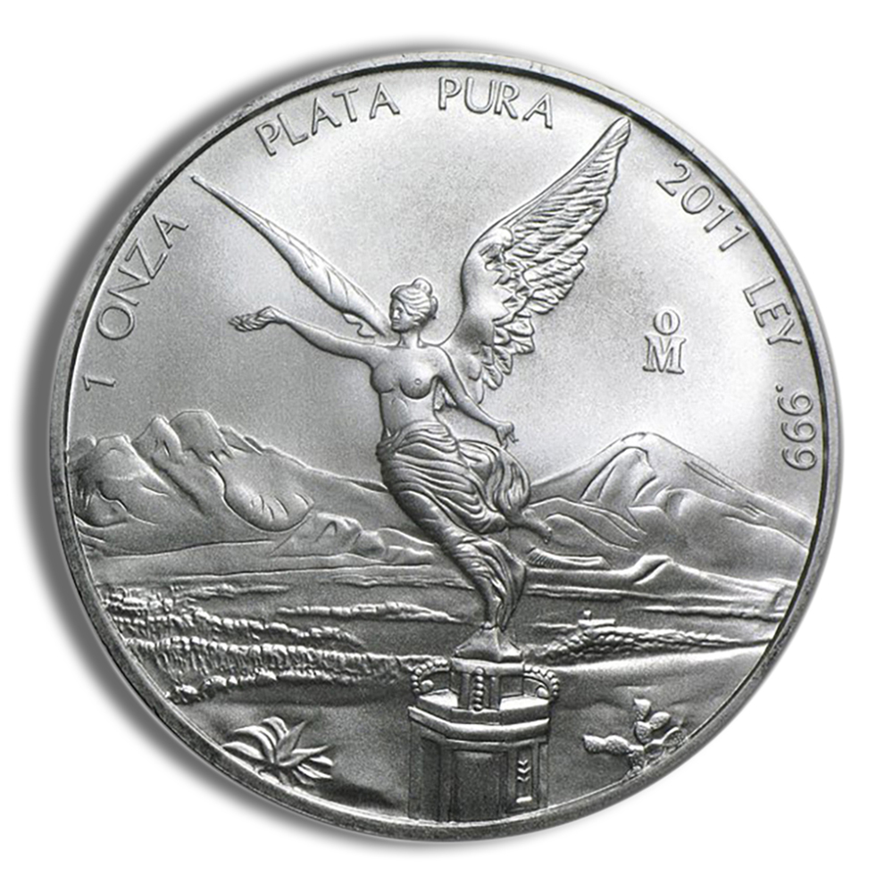 2011 1 oz silver mexican libertad bu