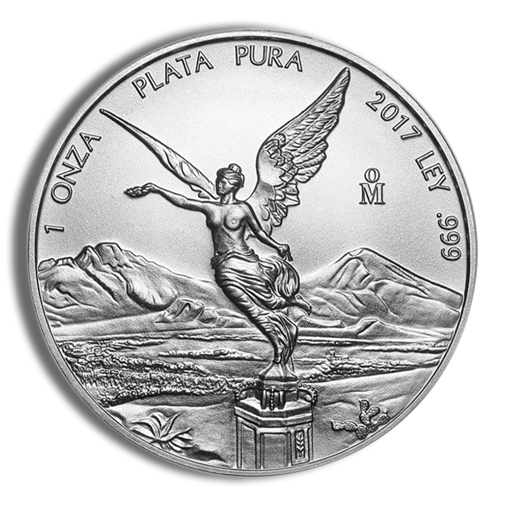 2017 1 oz silver mexican libertad bu