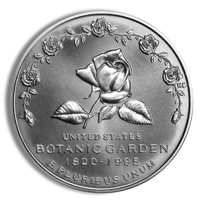 1997 p $1 botanic garden silver commem bu