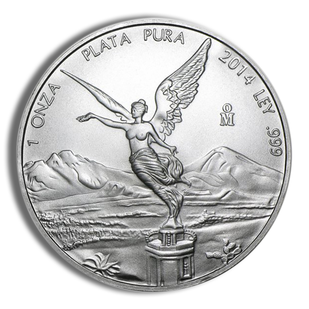 2014 1 oz silver mexican libertad bu
