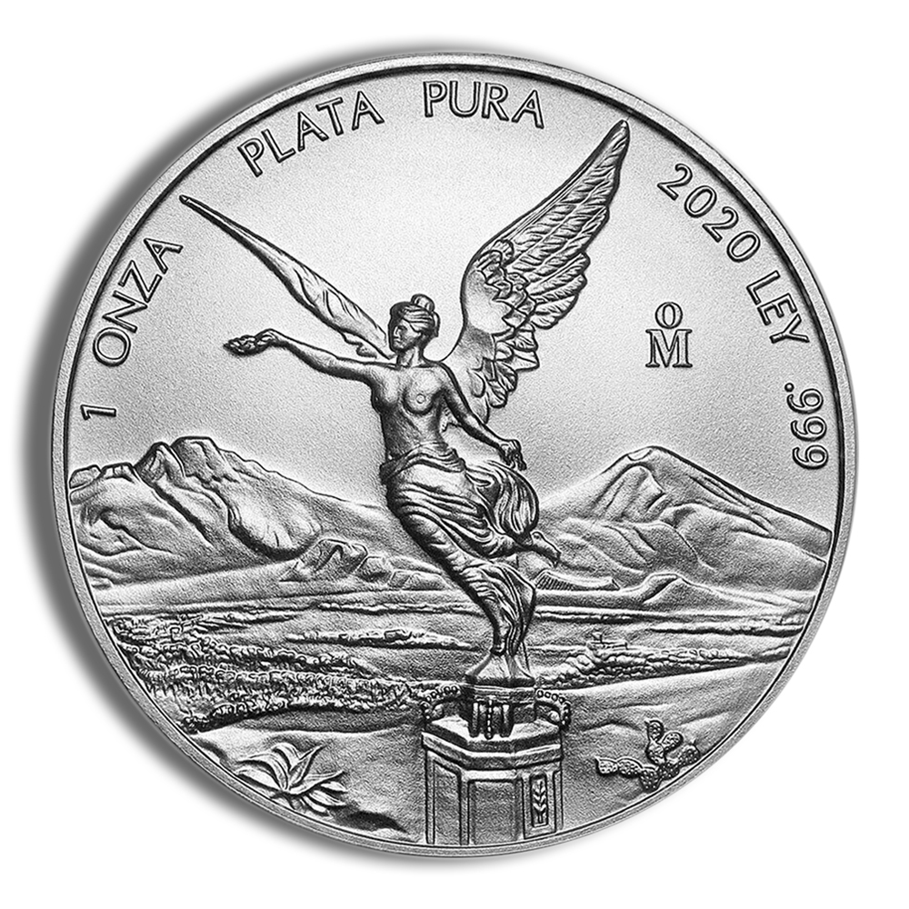 2020 1 oz silver mexican libertad bu