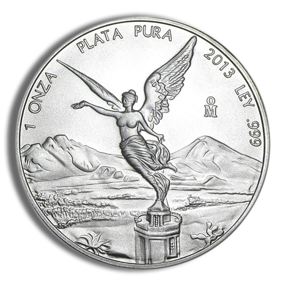 2013 1 oz silver mexican libertad bu