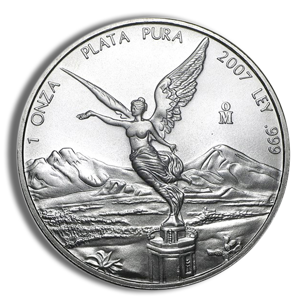 2007 1 oz silver mexican libertad bu