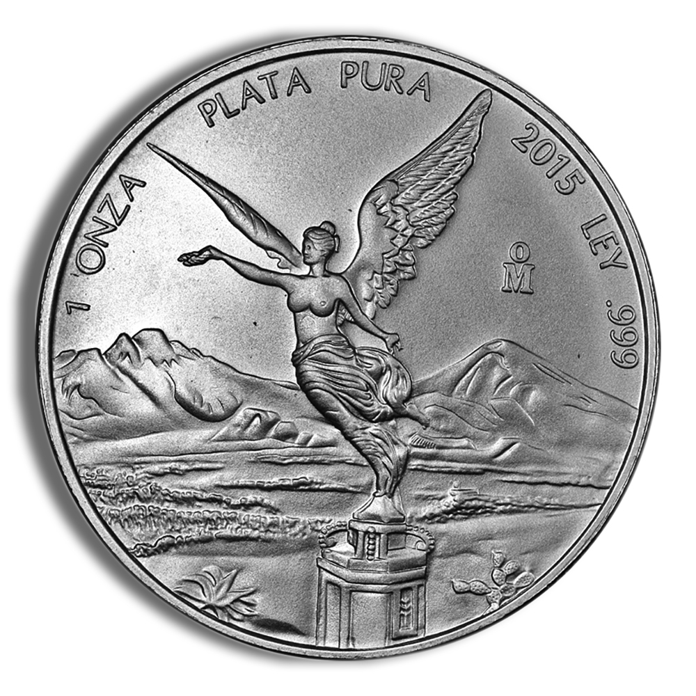 2015 1 oz silver mexican libertad bu