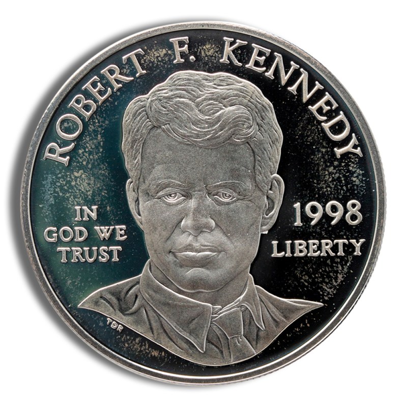 1998 s $1 robert f. kennedy silver commem proof