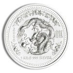 2000 kilo australia silver lunar dragon bu series i