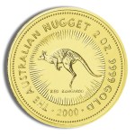 2000 2 oz australia gold nugget bu