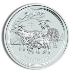 2015 kilo australia silver lunar goat bu series ii
