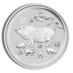 2019 kilo australia silver lunar pig bu series ii
