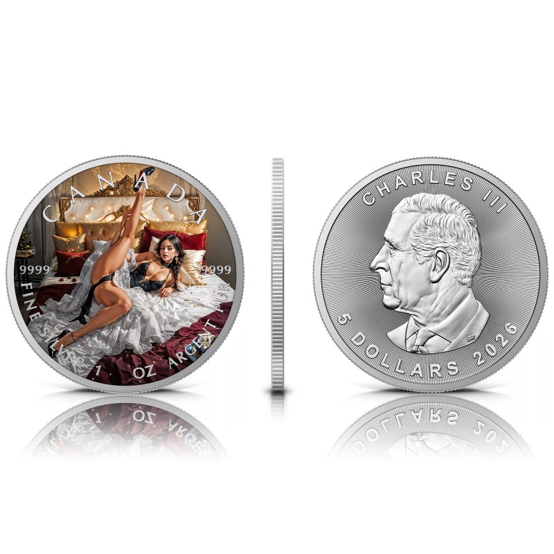 2026 canada maple leaf still flexible edition 1 oz silver coin mintage 200