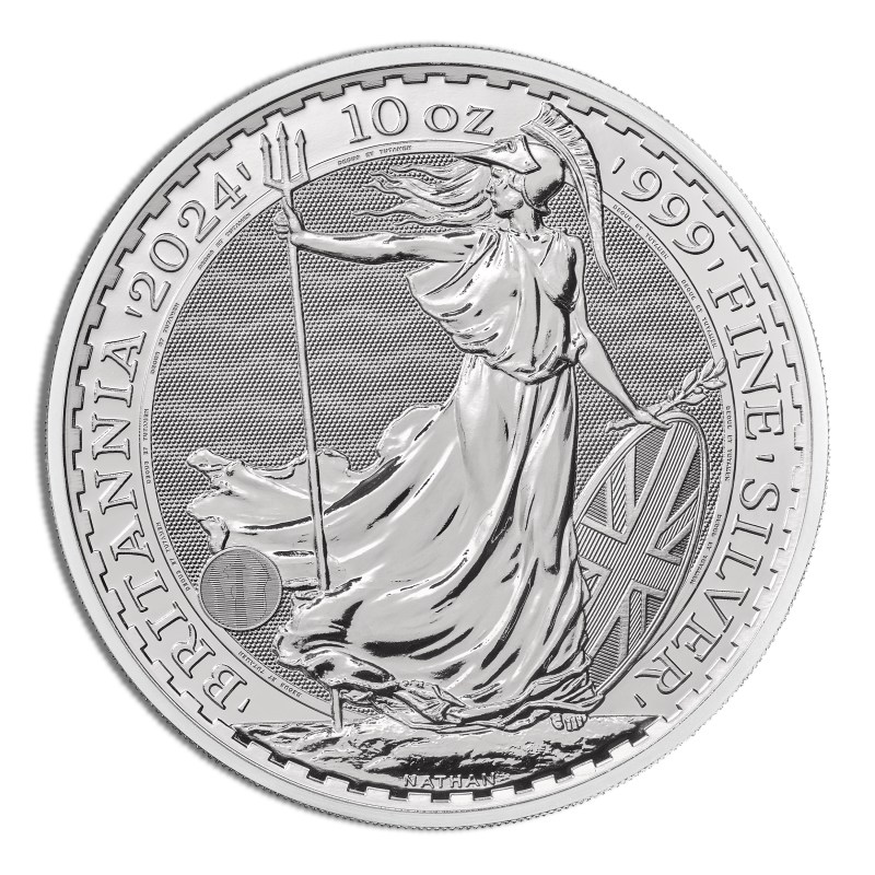 2024 10 oz great britain silver britannia