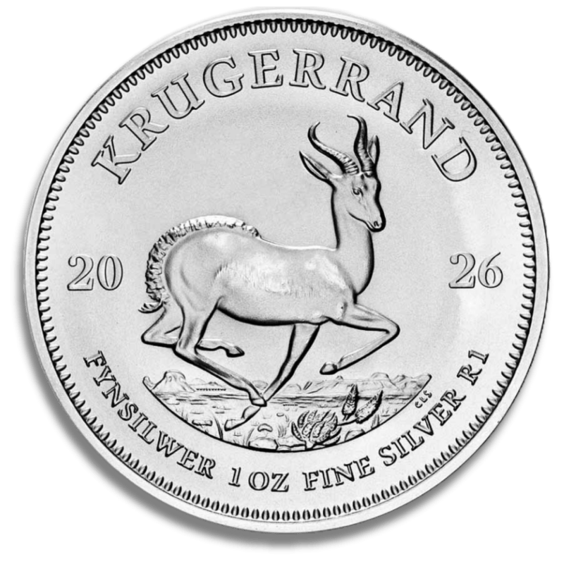 2026 1 oz silver krugerrand bu