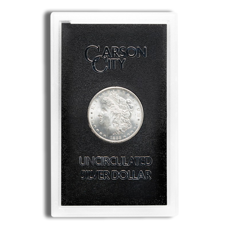 1885 cc gsa morgan dollar w/box & coa